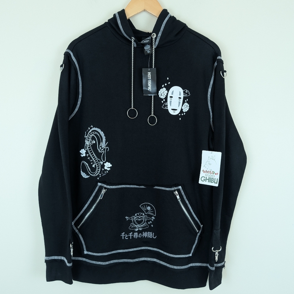 Studio Ghibli Her Universe Spirited Away Pullover Graphic Print Hoodie NWT